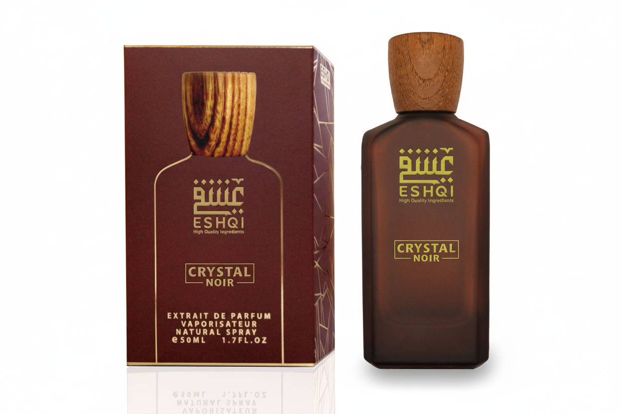 كريستال نوار - العلبة والزجاجة