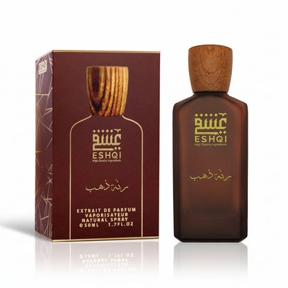 رنة ذهب - العلبة والزجاجة