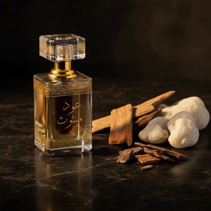 عود مبثوث مع مكوناته