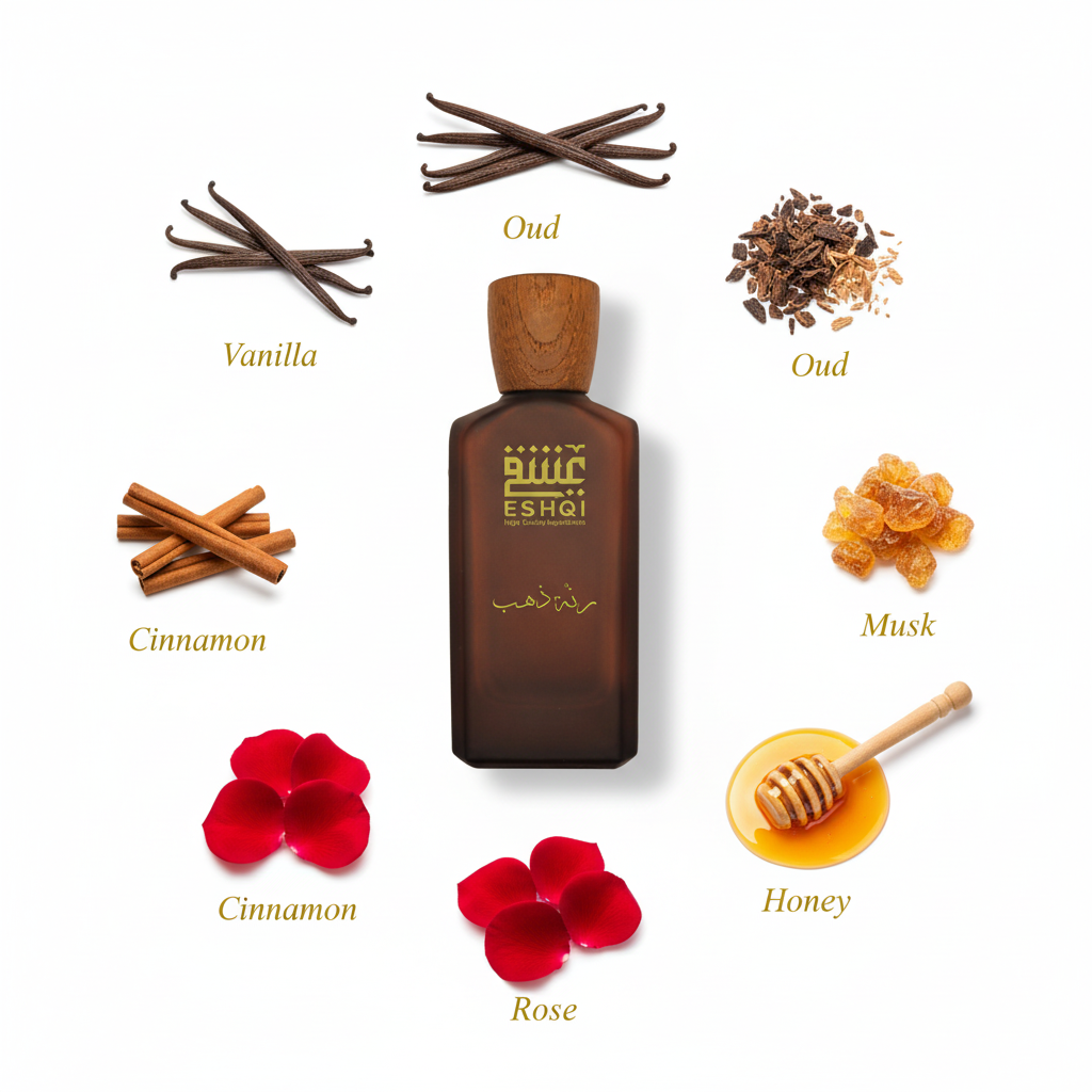 رنة ذهب مع المكونات