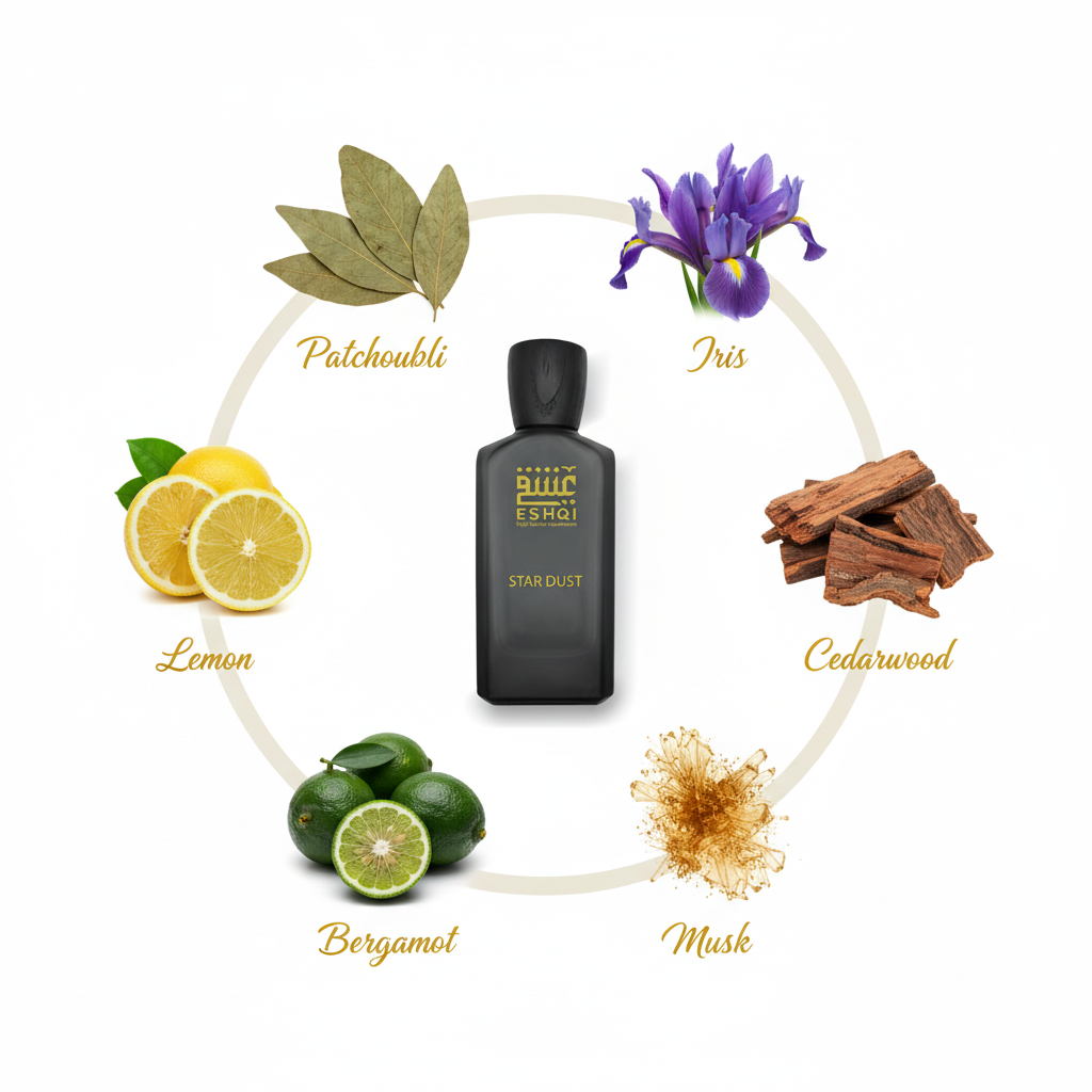 ستار داست مع المكونات