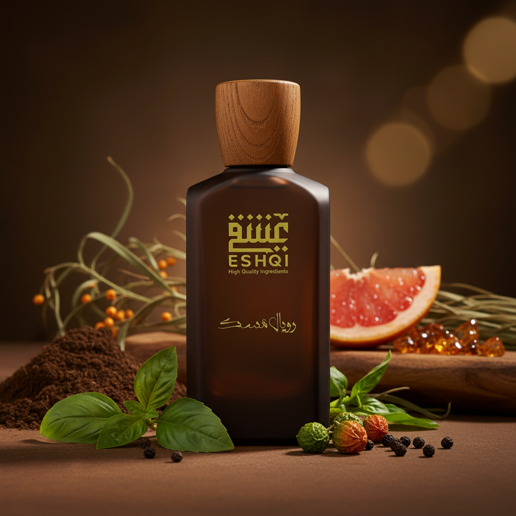 ESHQI Royal Musk - Fragrance Notes Background