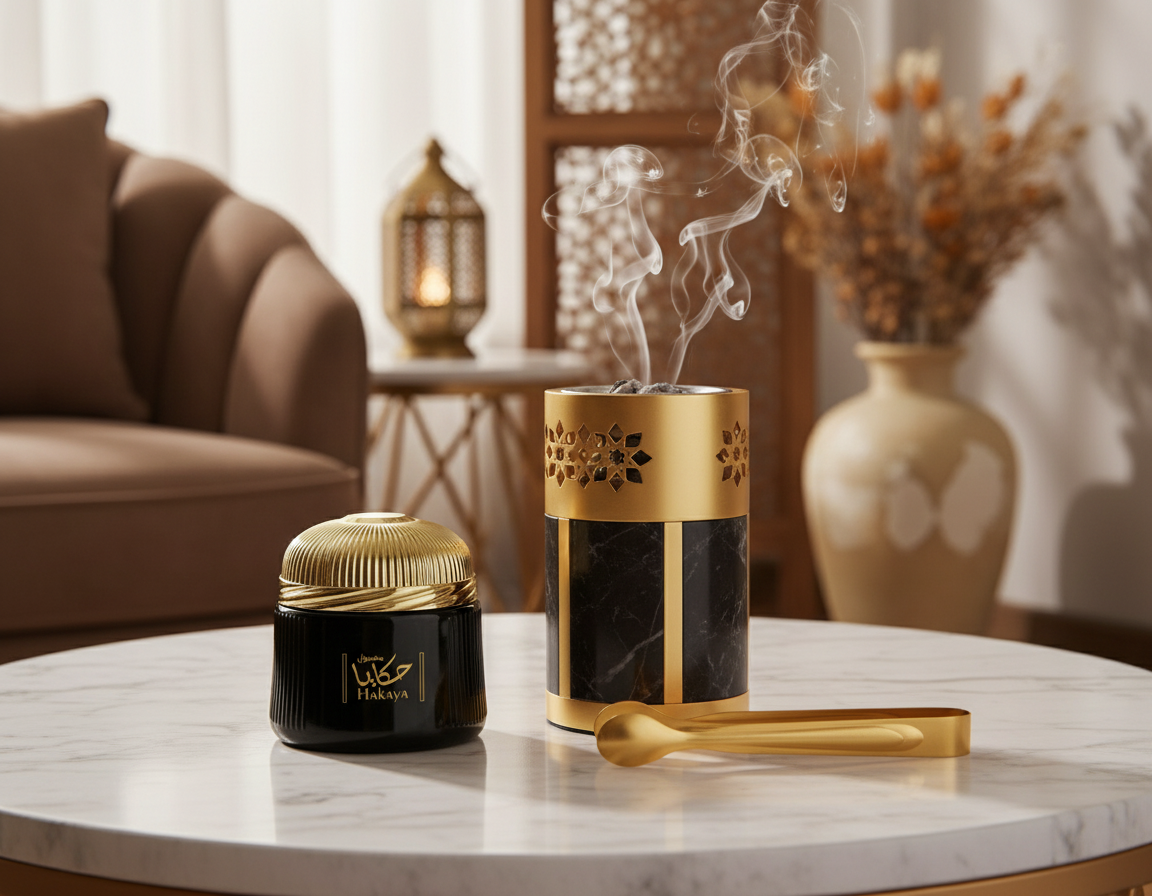 Hakaya Complete Incense Set in Luxury Home