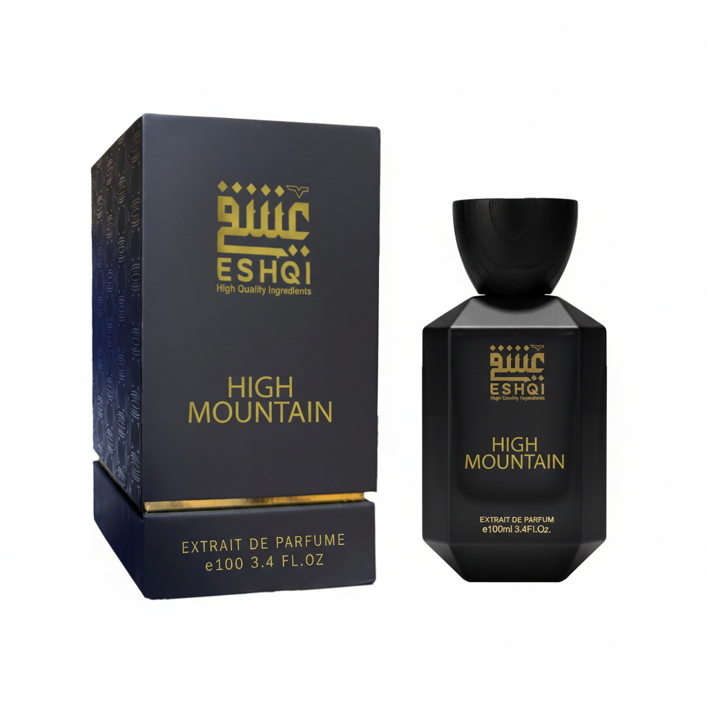 High Mountain - Box and Bottle White Background