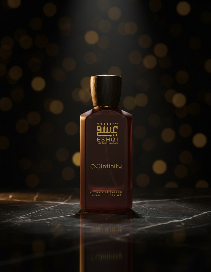 عطر Infinity بخلفية درامية