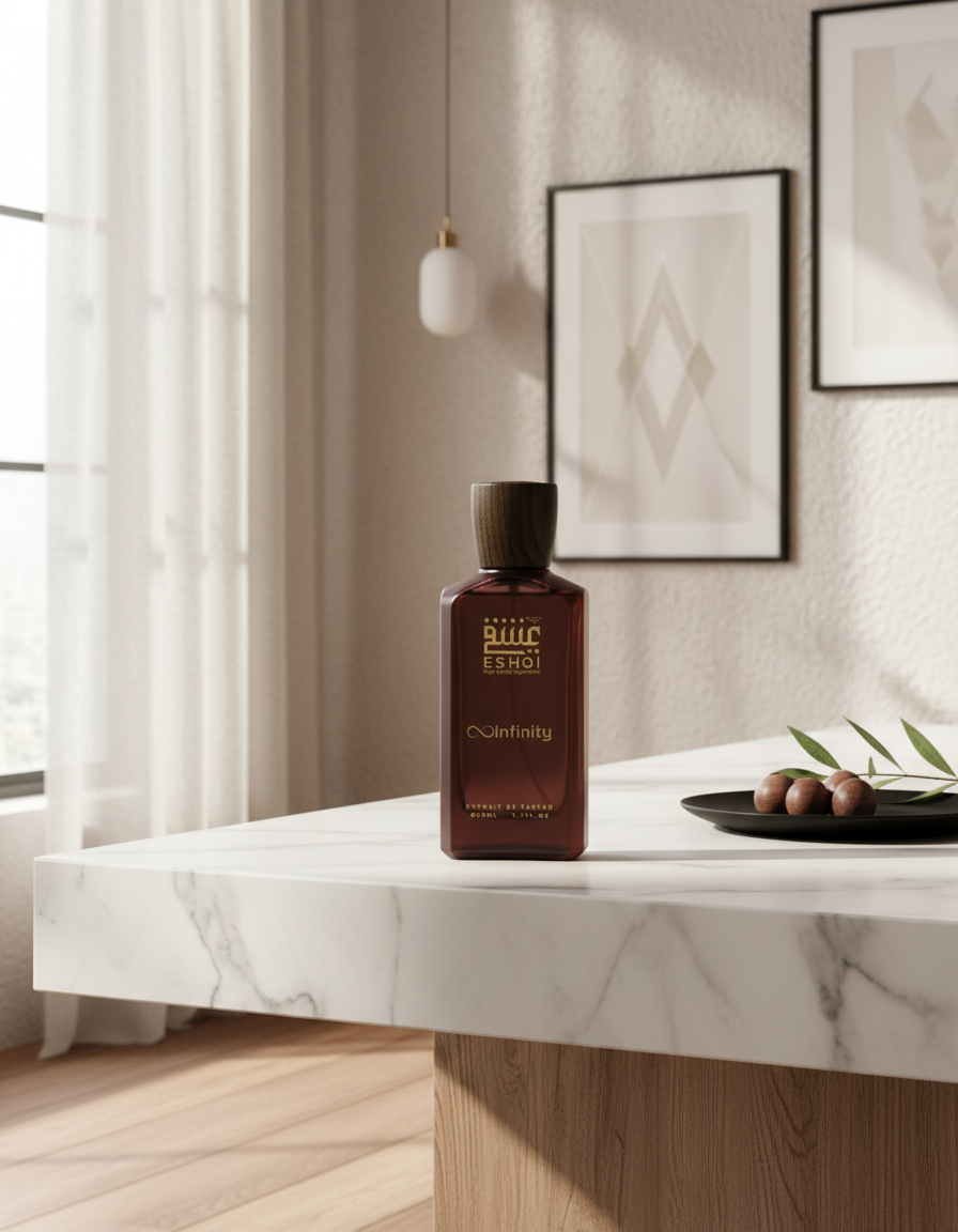 عطر Infinity في بيئة أنيقة للجنسين