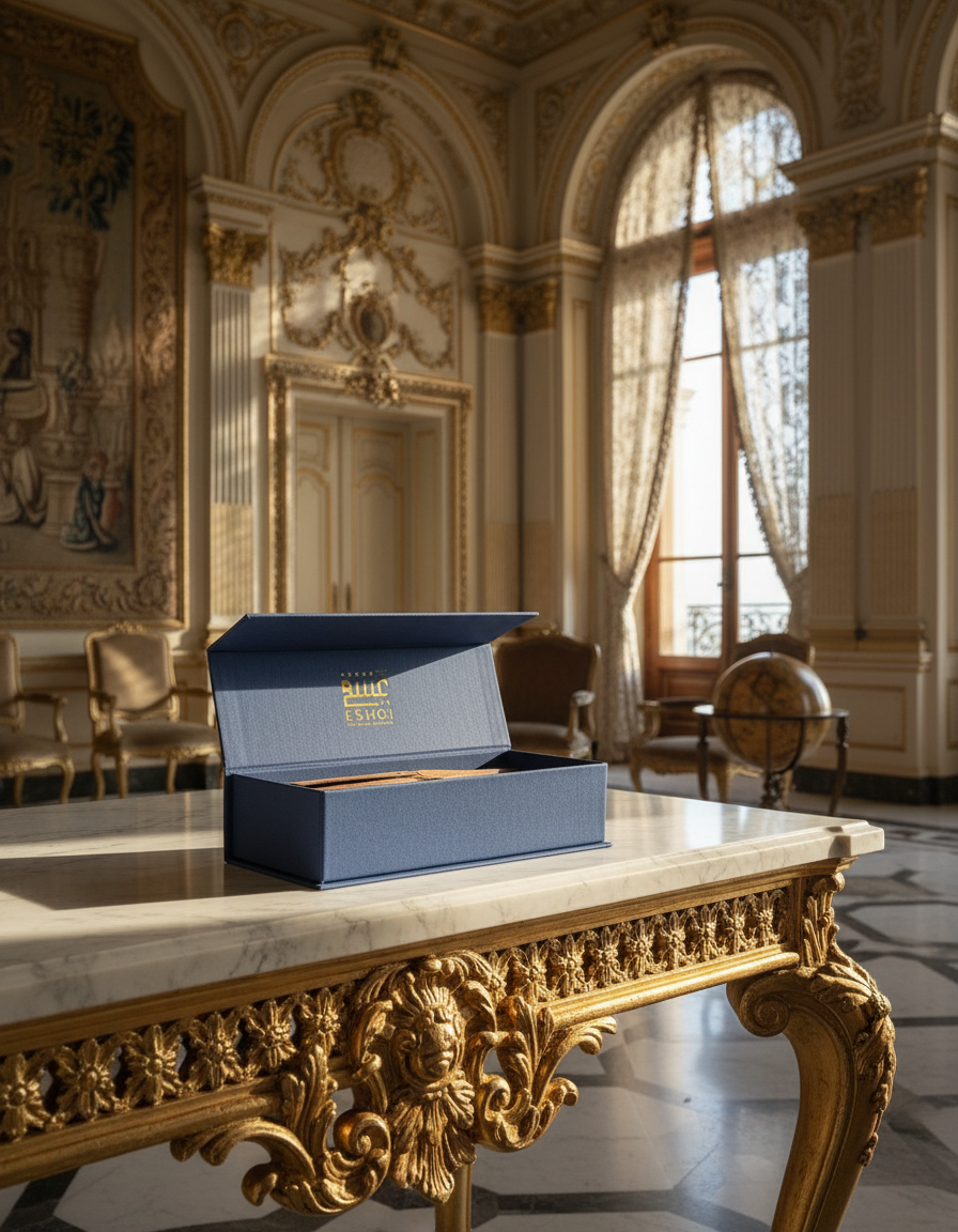 Oud Chips Box in Luxury Palace Setting
