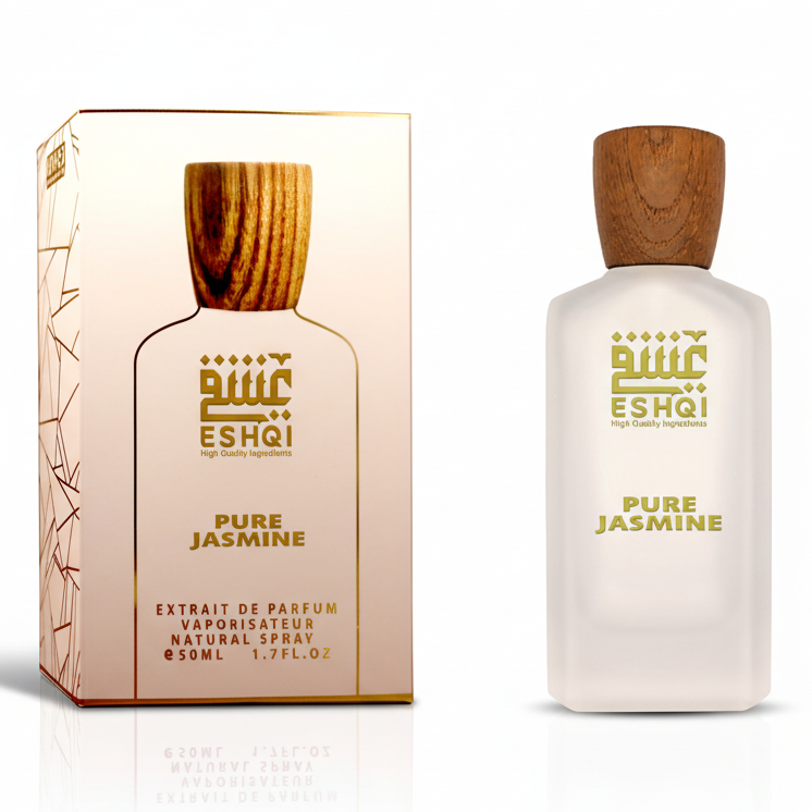 Pure Jasmine Perfume - Box and Bottle Enhanced